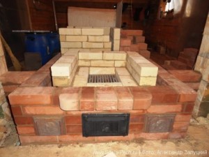 Строим печь для бани из кирпича своими руками - схемы кладки, пошаговое видео (строить, печь, баня, кирпич) печь