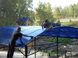 Автомобильный навес своими руками – видео руководство (автомобильный, навес, видео, руководство) видео