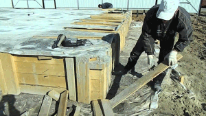 будущего фундамента