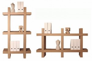 Стеллаж и шкаф из картона: недорогая мебель своими руками