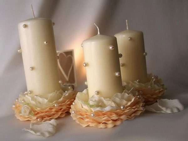 Бусины на свечах